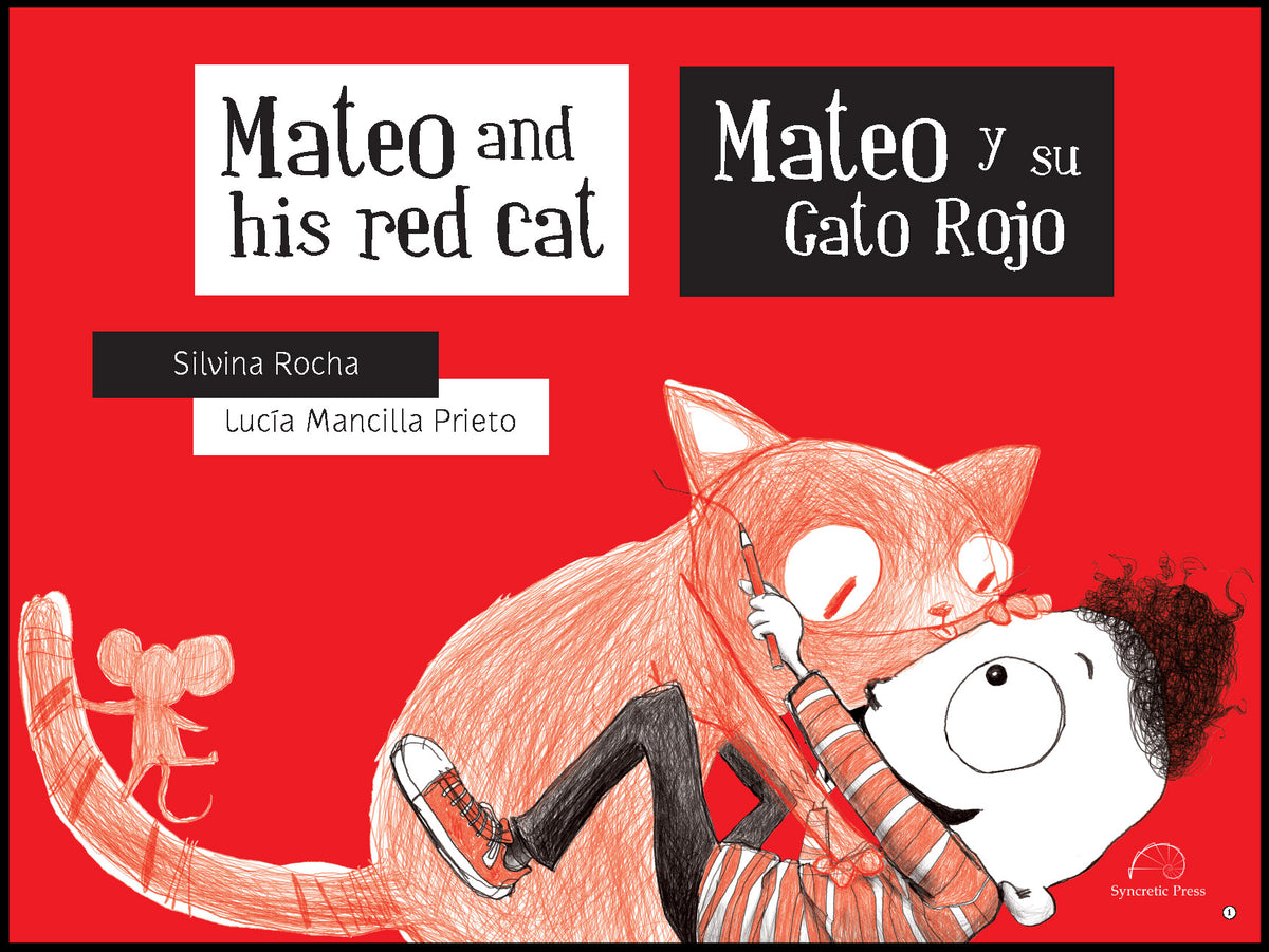 Mateo and his red cat / Mateo y su gato rojo