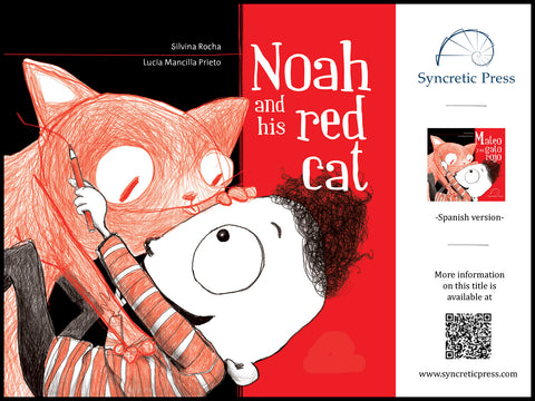 Noah and his red cat / Mateo y su gato rojo