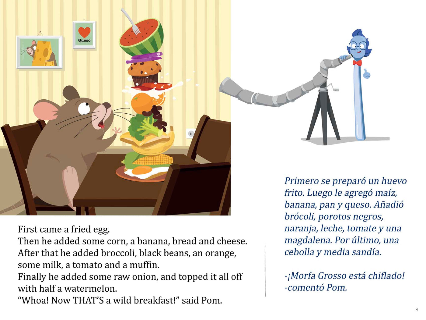 Pim, Pam, Pom and Mucho Mouse / Pim, Pam, Pom y el ratón Morfa Grosso